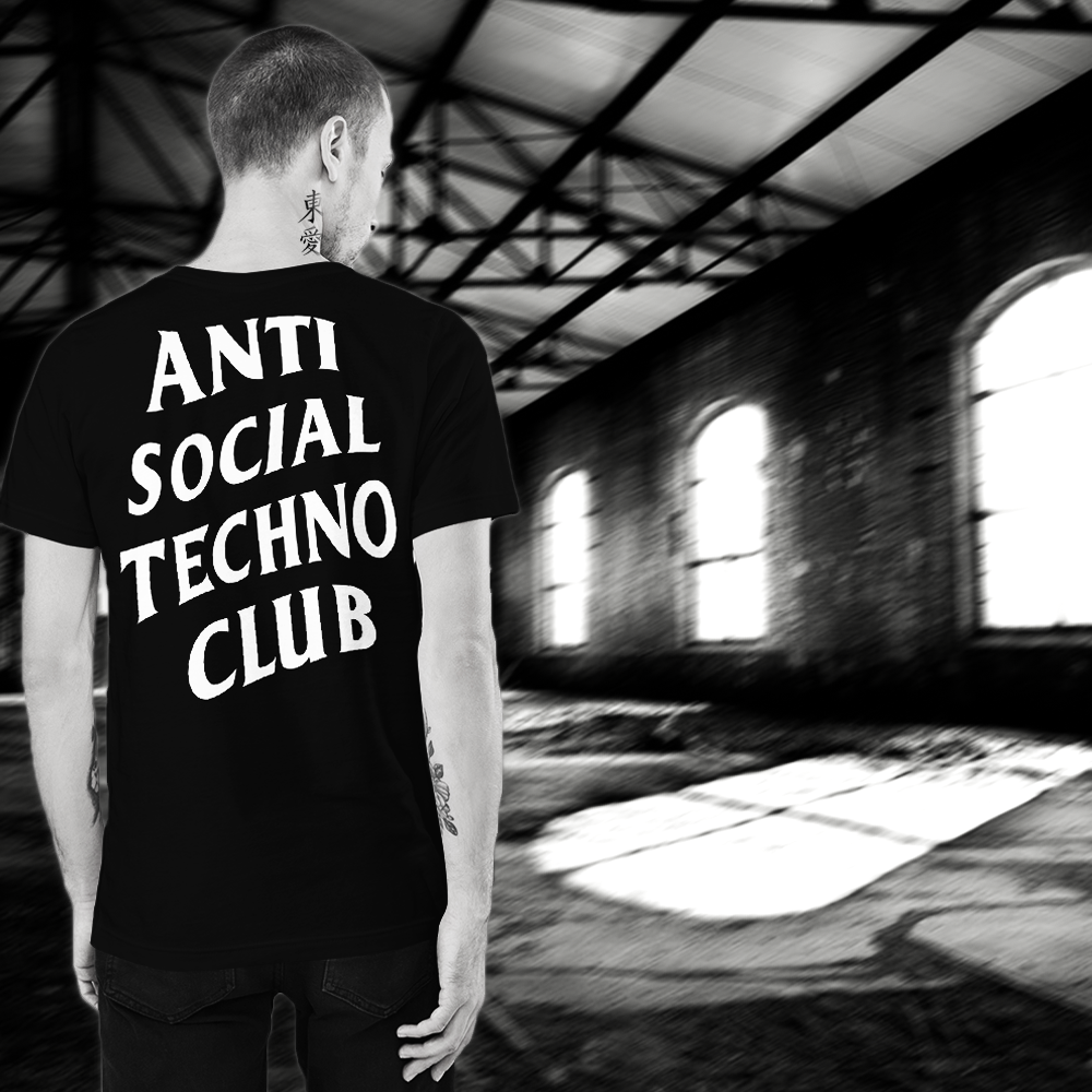 Anti Social Techno Club T-Shirt (Black)