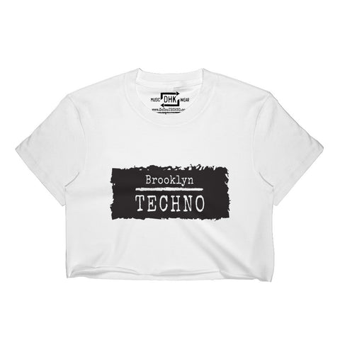 DHK Berlin Techno Cropped T-Shirt (White)