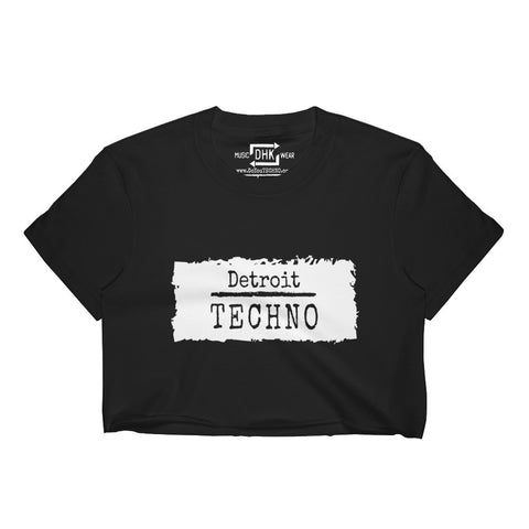 DHK Detroit Techno Cropped T-Shirt (White)