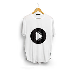 White Deep Minimal Techno T-Shirt