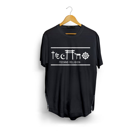 Black Techno Religion T-Shirt