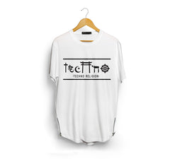 White Techno Religion T-Shirt