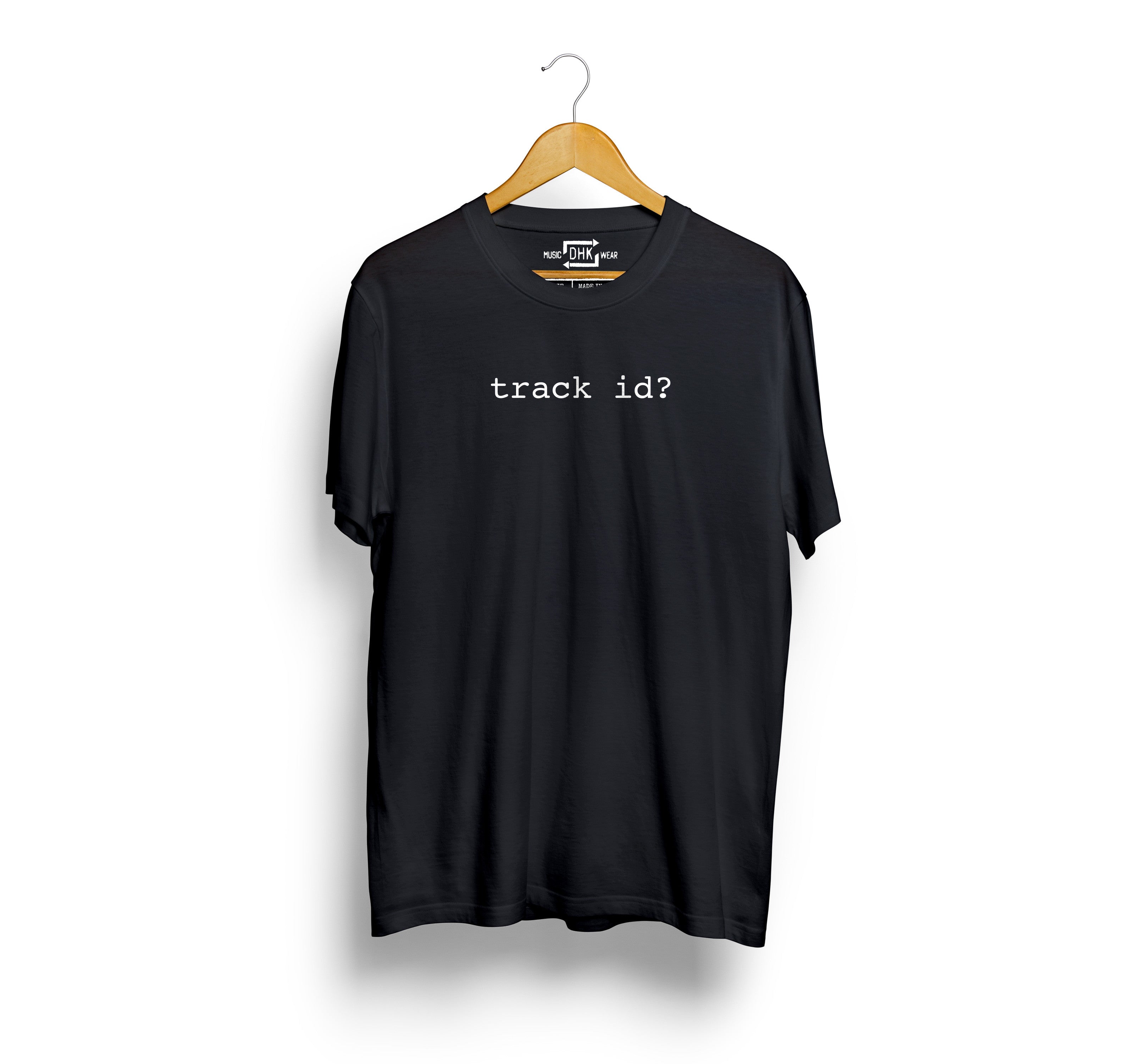 track id? techno t-shirt (black)
